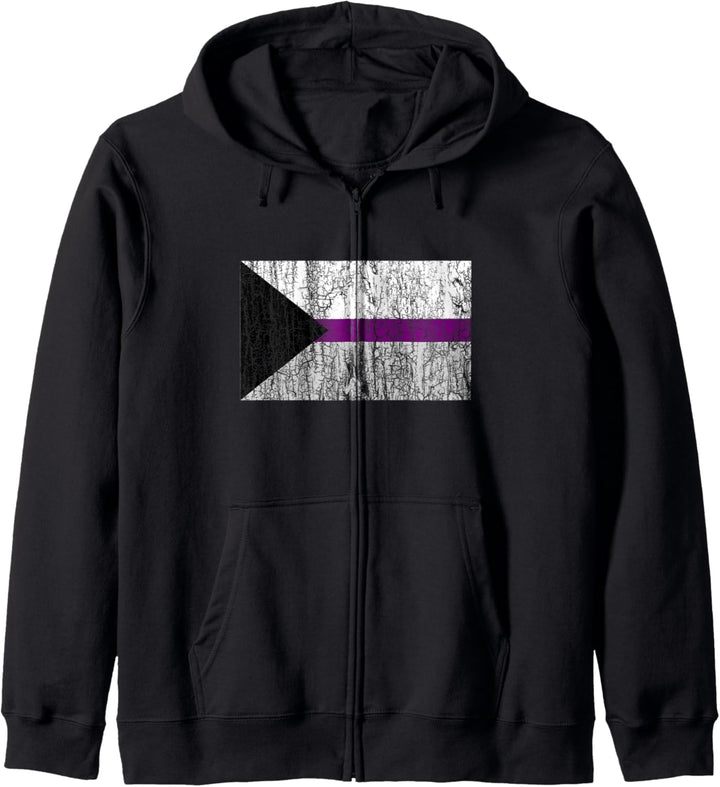 Demisexuelle Flagge Kapuzenjacke