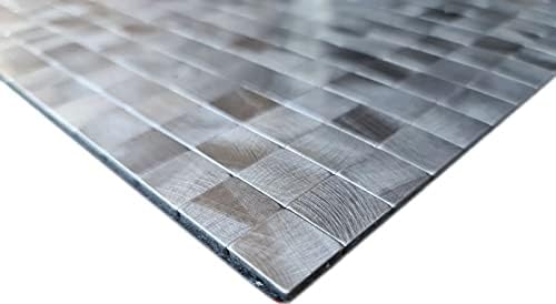 Mosaikfliese Selbstklebende Mosaike metall Fliesenspiegel Wand Küche MOS200-4M15_f