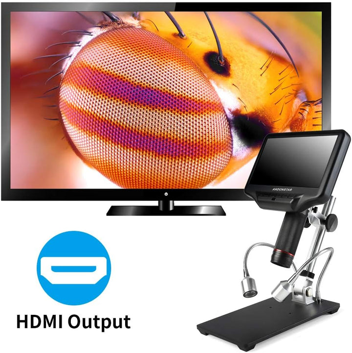 Andonstar AD407 3D HDMI Löten Digital Mikroskop mit 4MP UHD und 7 Zoll Einstellbarer LCD Bildschirm