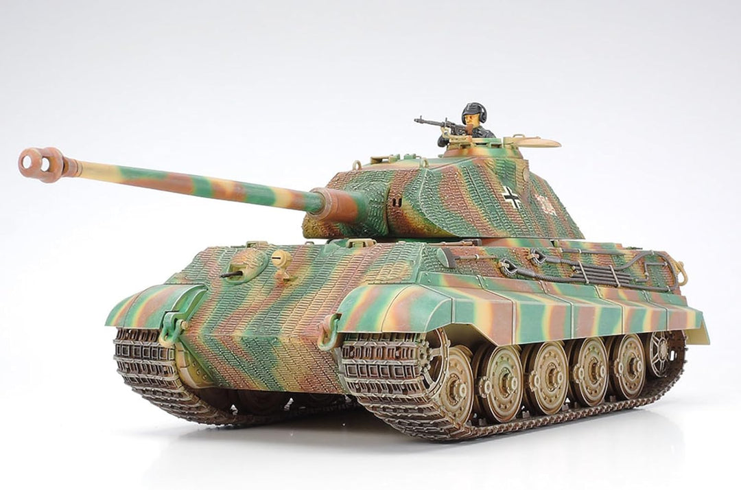 Tamiya 300035169-1:35 WWII Sonderkraftfahrzeug 182 Königstiger Porsche T (1)