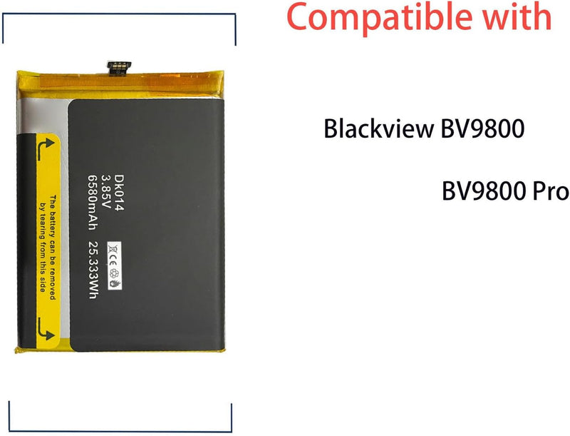 Aousavo BV BV9800 DK014 ersatz akku Kompatibel mit Blackview BV9800 BV9800 Pro DK014 mit Free Toolki