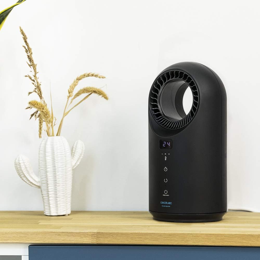 Cecotec Bladeless Heizgerät mit Fernbedienung und WiFi ReadyWarm 8400 Bladeless Connected. 1500 W, K