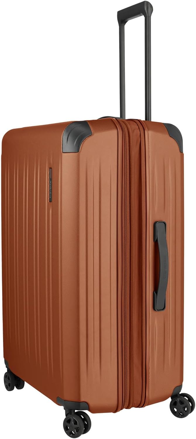 Travelite DYNAMIIC Koffer L erweiterbar, grosser Reisekoffer 76x51x31 cm, ABS Hartschale, TSA-Schlos