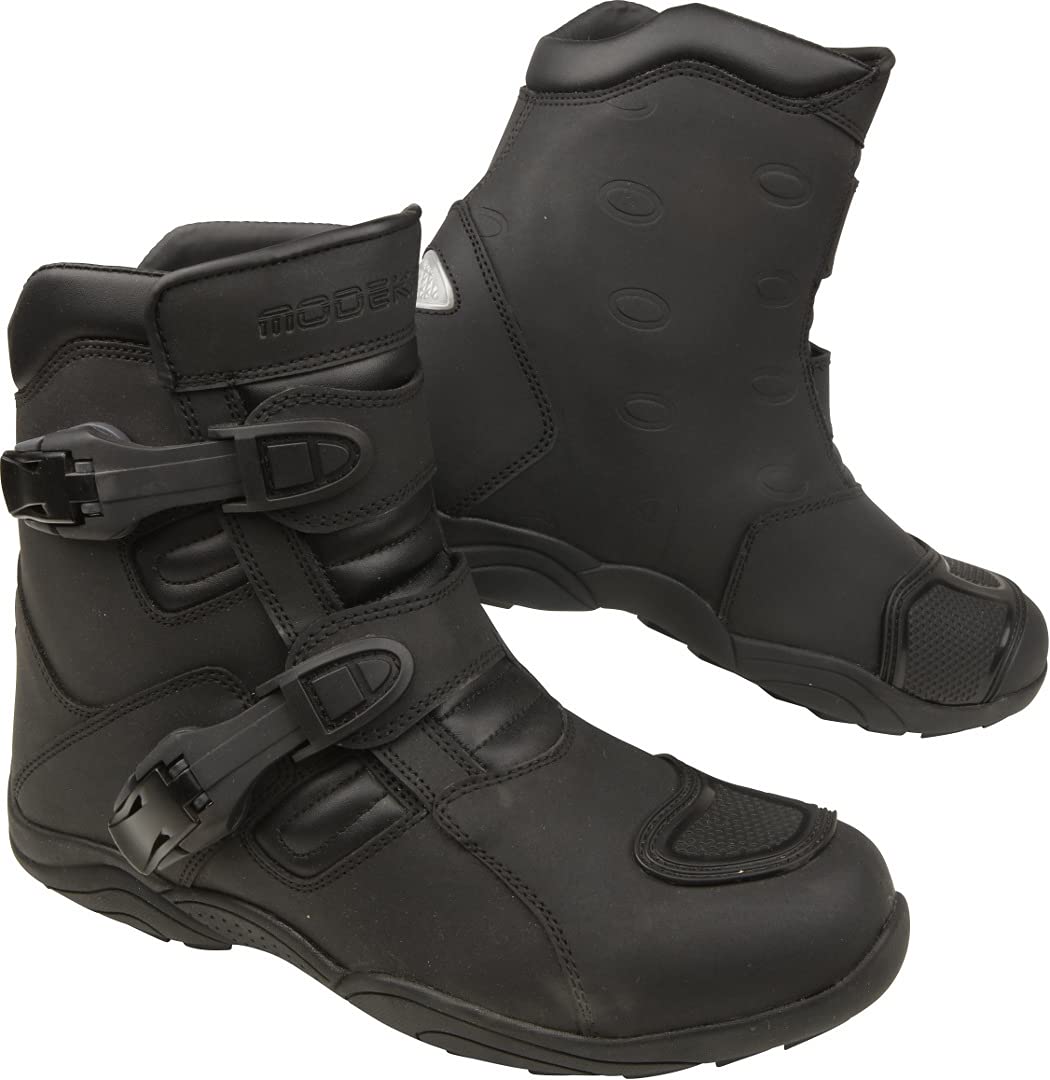 Modeka Muddy Track Evo Motorradstiefel 43 EU Schwarz, 43 EU Schwarz