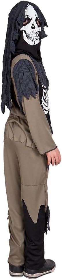 Boland - Kostüm Zombie Skelett für Kinder, 3 Teile im Set, Kostüm für Kinder, Karneval, Mottoparty,