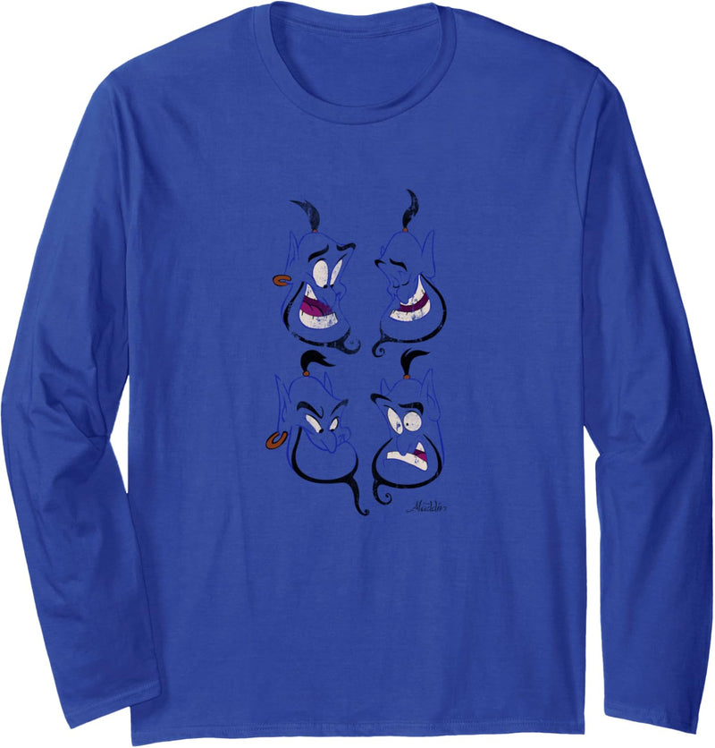 Disney Aladdin Genie Faces Langarmshirt