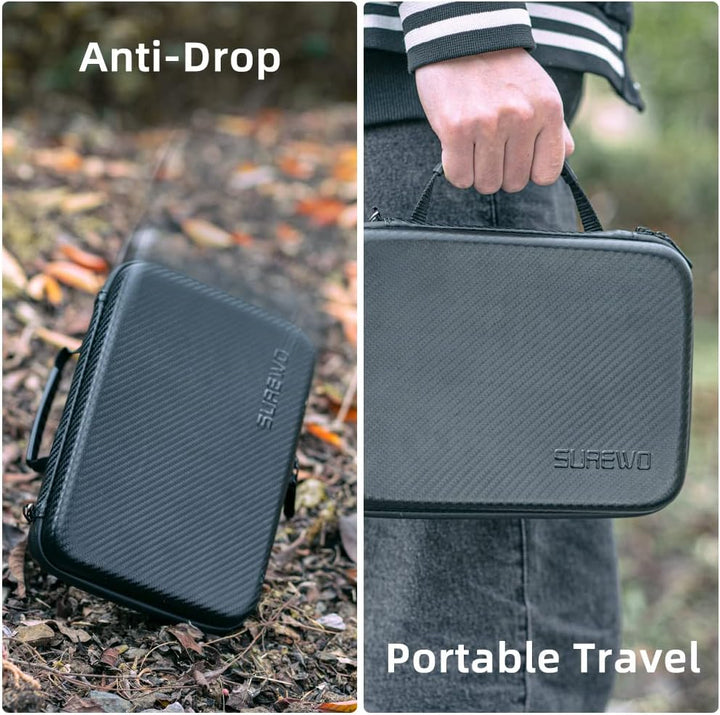 SUREWO Surface-Waterproof DJI Action 4 Carrying Case, tragbare Reisetasche kompatibel mit DJI Osmo A