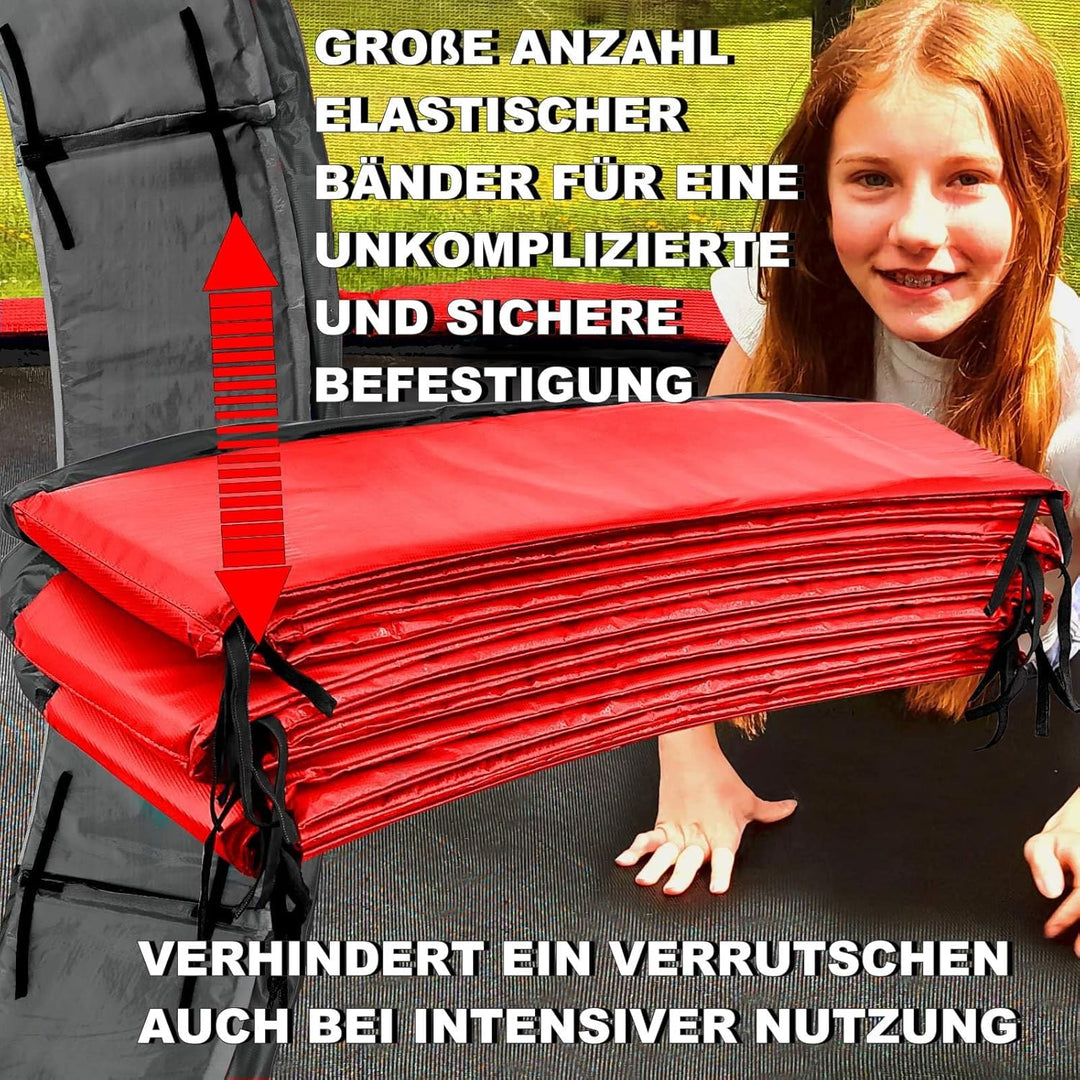 Baunsal® Trampolin Randabdeckung Ø 183 244 250 275 300 305 335 366 370 396 400 427 430 457 460 487 4