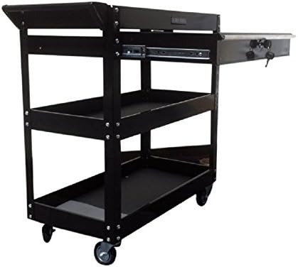 US PRO TOOLS Werkzeug Warenkorb Werkzeug Trolley Workstation Tool Box Cabinet schwarz glänzend mit a
