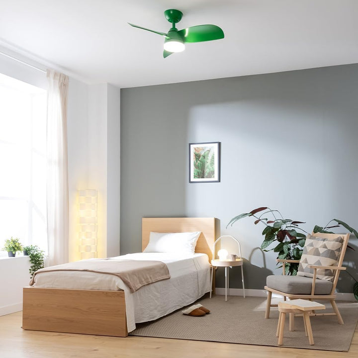 Cecotec Deckenventilator EnergySilence Aero 3050 Mint, 36 Zoll Spannweite | LED-Licht 22 W, 3 Lichtf