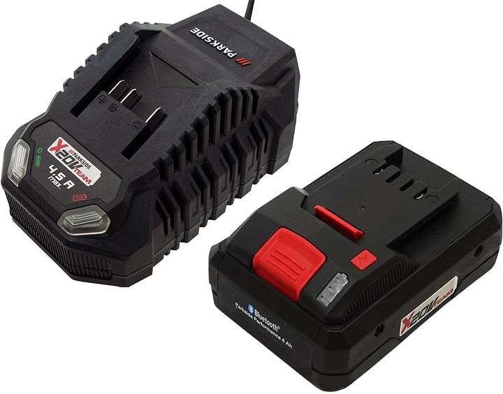 Parkside® 20V 4,5A Ladegerät + 20 V 4Ah Smart Akku - passend für die Serie X20V Team