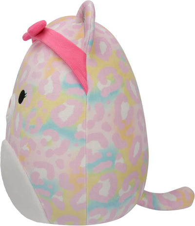 Squishmallows SQCR05426 - Michaela der Regenbogen Leopard 30 cm, offizielles Jazwares Plüsch, superw
