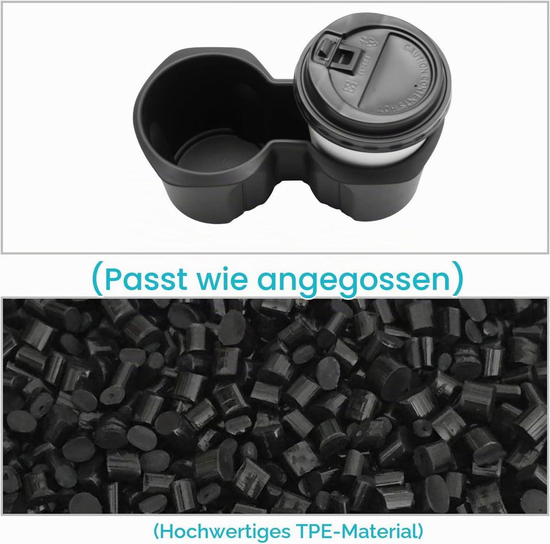 CDEFG Kompatibel mit BMW X1 iX1 U11 X2 IX2 U10 2024 2023 Mittelkonsole Getränkehalter Auto Becherhal