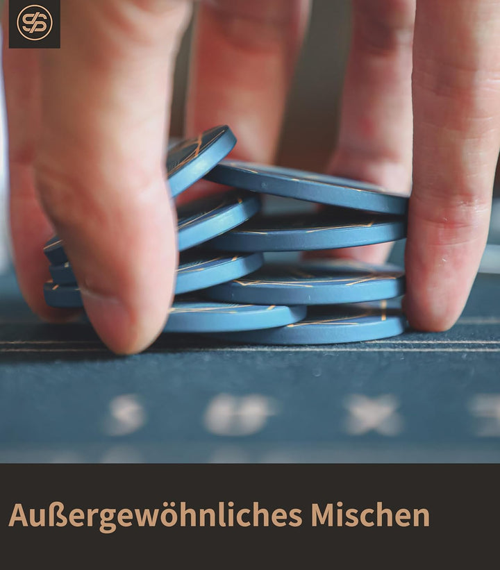 SLOWPLAY Nash Keramik Pokerchips in Loser Schüttung, 10 Gramm Pokerchip aus Keramik in Casino Qualit