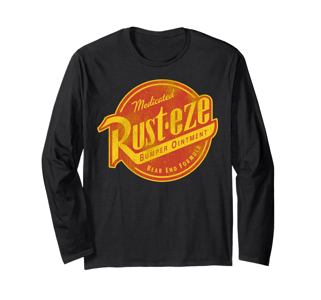 Disney Pixar Cars Rusteze Faded Vintage Logo Langarmshirt