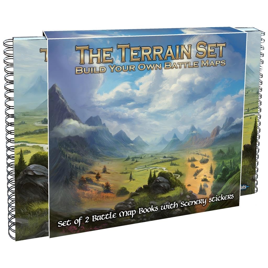 Loke Battlemats | The Terrain Set Build Your Own Battle Map Kit | RPG | Accessory | Ages 14+ | Engli