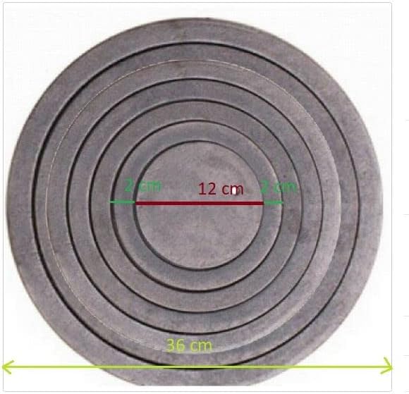 Markenlos Ofenringe Feuer Herdringe Ofenplatte Ofenring Gussringe Gusseisen Ringe 36 cm