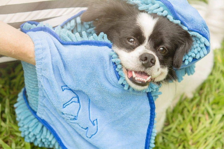 Tuff Pupper Schnelltrocknendes Handtuch für Hunde | Ultra saugfähiges Mikrofaser-Shammy | Extra gros