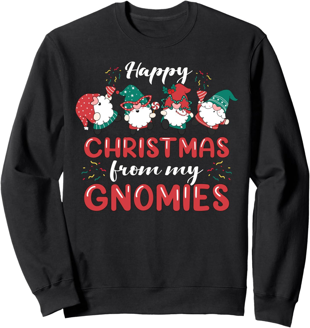 Feiernde Wichtel, Weihnachten, Happy Christmas Sweatshirt