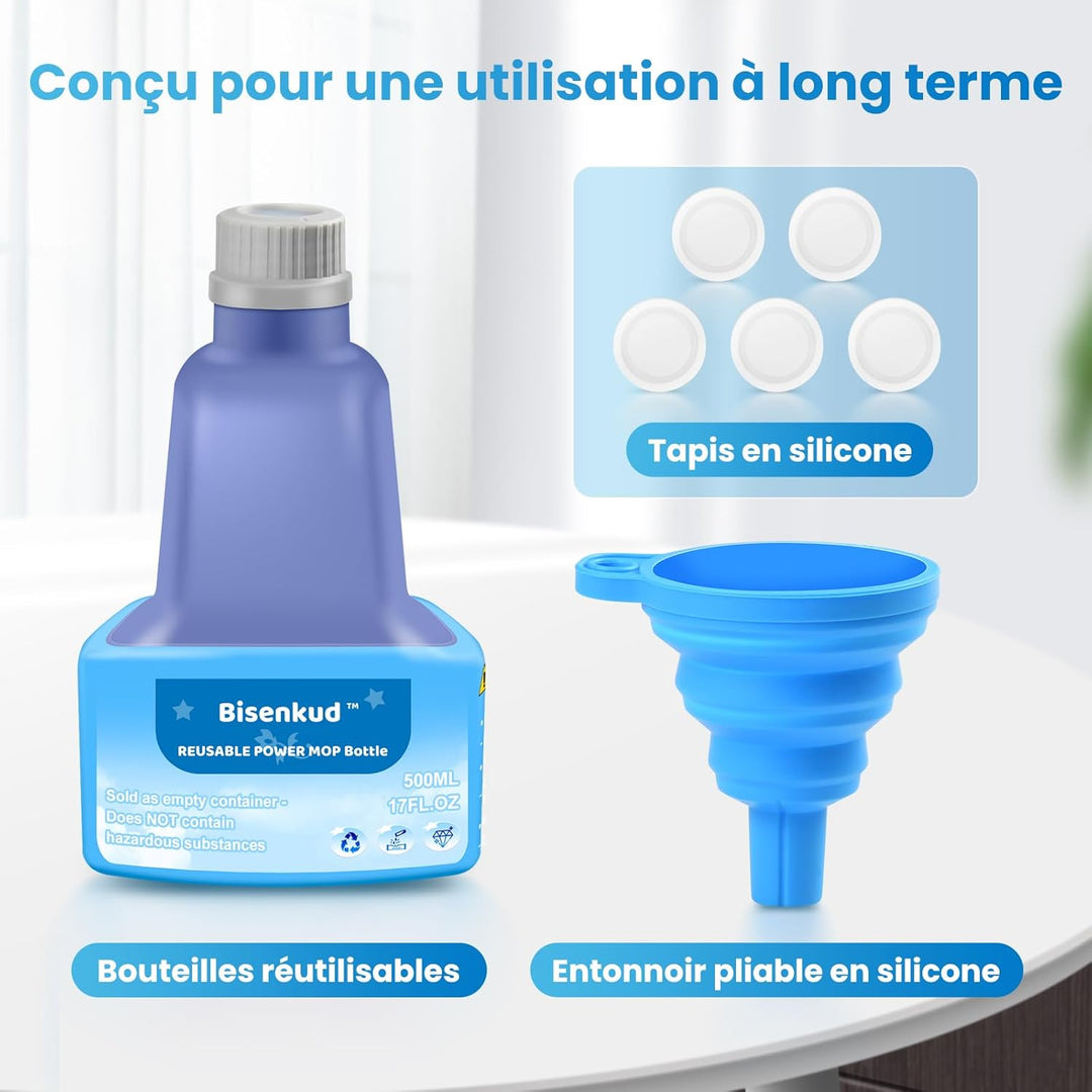 Wiederverwendbare Nachfüllflasche für Swiffer® WetJet™ Spray Mop, Nachfüllflasche 500 ml, inklusive