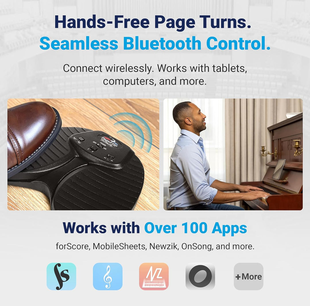 PAGEFLIP Butterfly Bluetooth Pedal zum Umblättern
