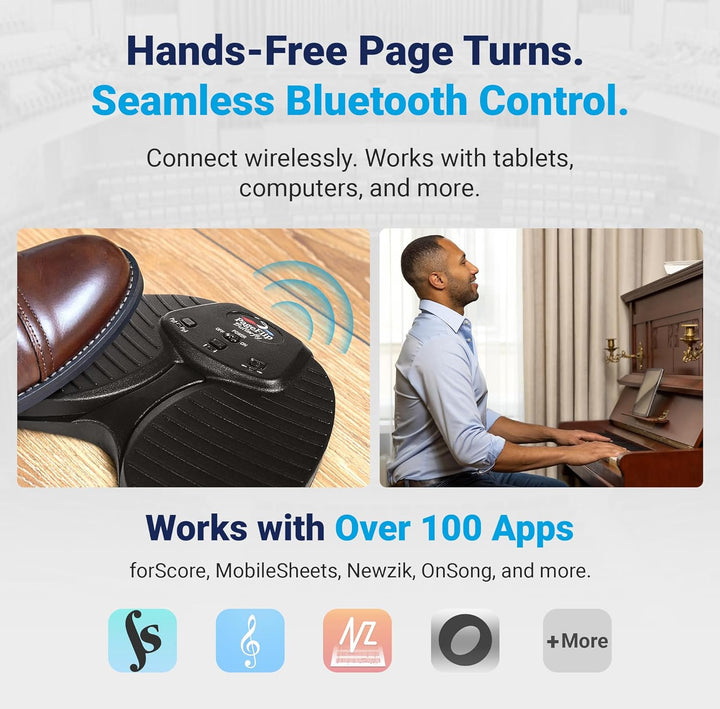 PAGEFLIP Butterfly Bluetooth Pedal zum Umblättern