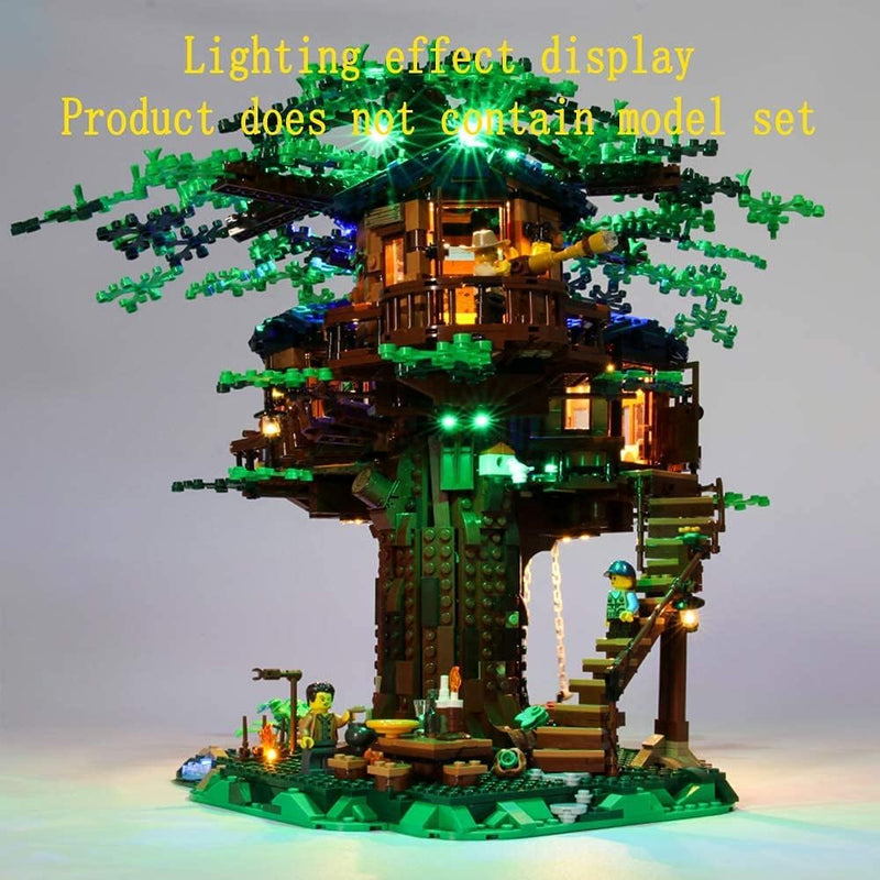 GEAMENT Verbesserte Version LED-Licht-Set für Ideas Baumhaus (Tree House) – kompatibel mit Lego 2131