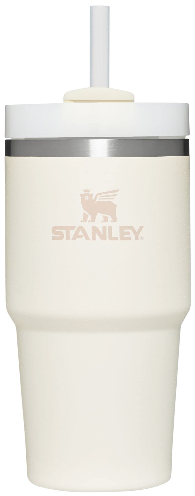 STANLEY Quencher H2.0 FlowState vakuumisolierter Becher aus Edelstahl mit Deckel und Trinkhalm, für