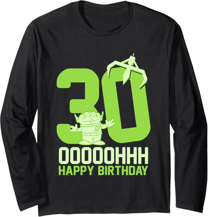 Disney Pixar Toy Story Aliens OOOOH Happy 30th Birthday Langarmshirt