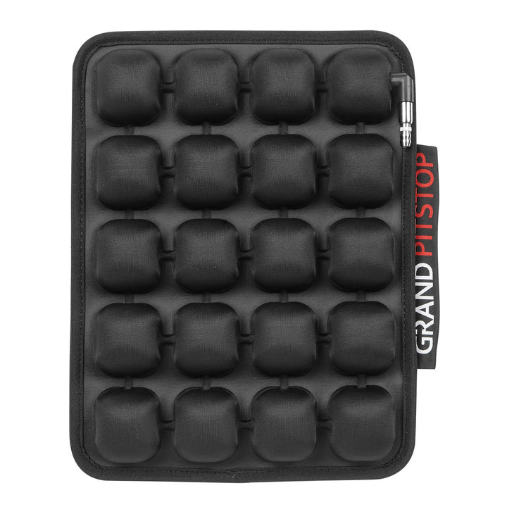 GRAND PITSTOP Motorcycle Air Seat Cushion with Inflatable Bubble Air Pads with Breathable Mesh Cover