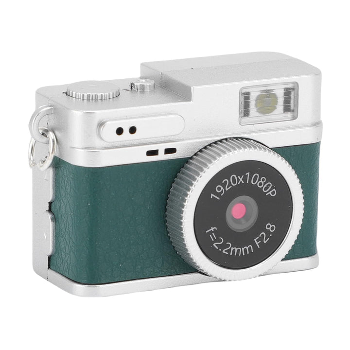 Elprico Retro -Digitalkamera, 1080p Vintage Style Point and Shoot Vlogging Camera mit Blitzlicht und