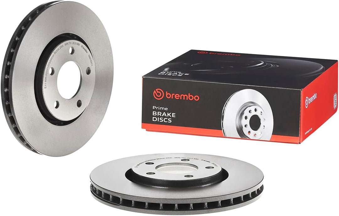Brembo 09.9743.11 Vordere Bremsscheibe mit UV Lackierung, Anzahl 2