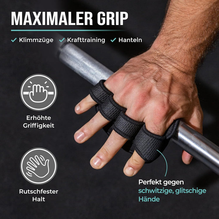 PULLUP & DIP Griffpolster Griffpads für Klimmzüge, Fitness, Bodybuilding & Krafttraining Griffpad Ne