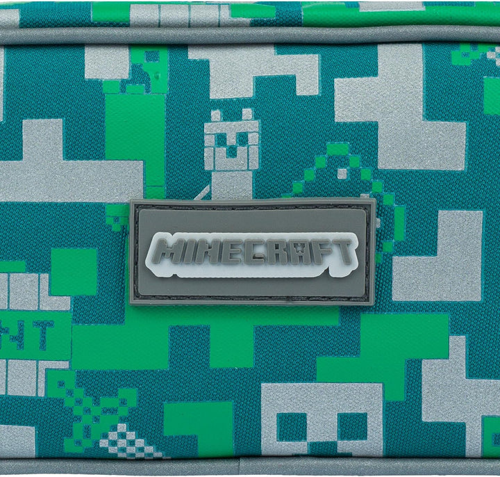 Baagl Minecraft Federmäppchen für Jungen und Mädchen, Schule Mäppchen, Federmappe, Federtasche für T