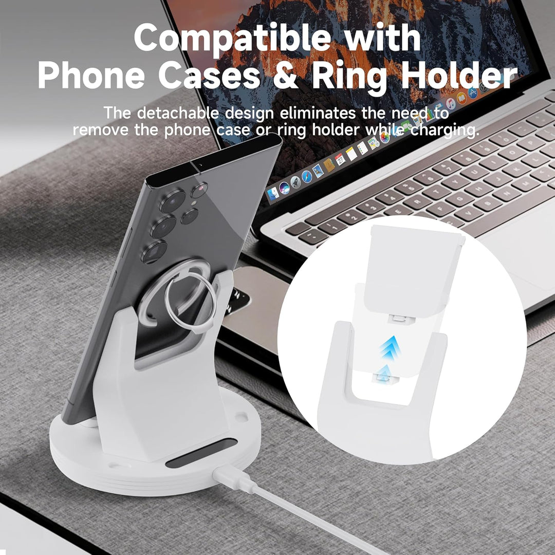 Magnetische Ladestation von Samsung, kompatibel mit den kabellosen Ladegeräten der Samsung Galaxy-Mo