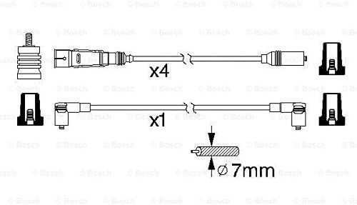 Bosch 0986356338 - Zündleitung - 1 Stück