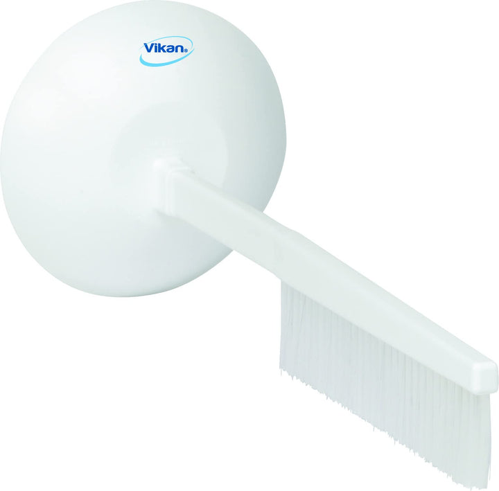 Veiligheidsborstel polyester vezels, medium 500 x 60 x 11 mm, Ø145mm 4184 Weiss, 4184 Weiss