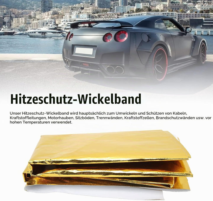 Hitzebarriere-Reflexfolie, Selbstklebende Hochtemperatur-Hitzeschildfolie, Wärmereflektierende Rolle