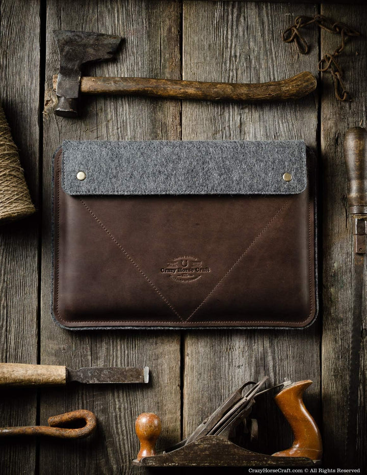 Etui/Hülle für MacBook Pro 13/14 / 15/16 Zoll - Wood Brown - Kompatibel mit MB Air 13/15 inch M1 M2