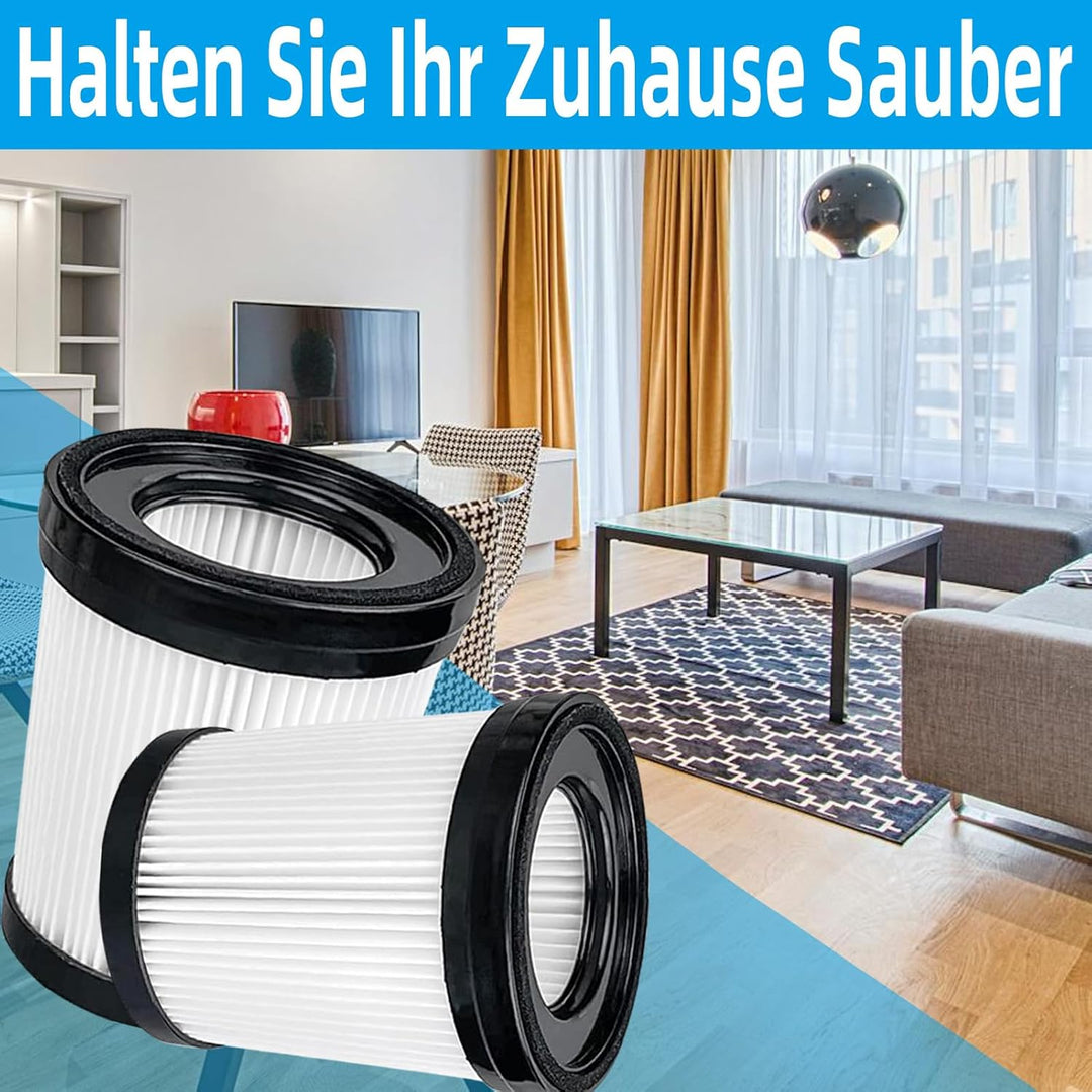 6 Stück HEPA Filter für Lubluelu 202 Ersatzfilter für Fabuletta FSV001 FSV101, Staubsauger Filter fü