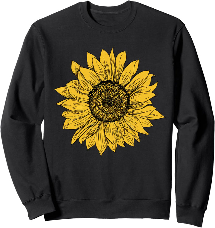 Sunflower Gift Idea For Women Girls Sweatshirt