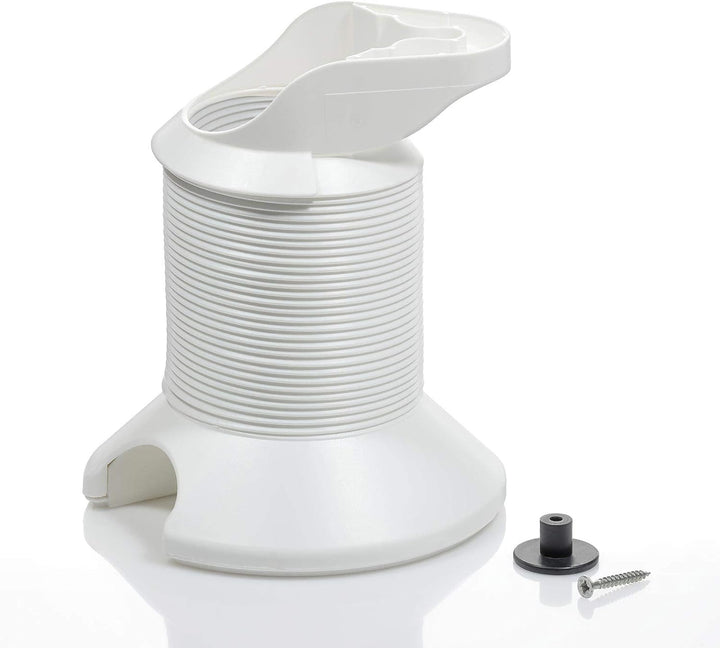 Eisnhauer® Kabelspirale Weiss, vertikale Kabelführung für unterschiedliche Höhen oder höhenverstellb