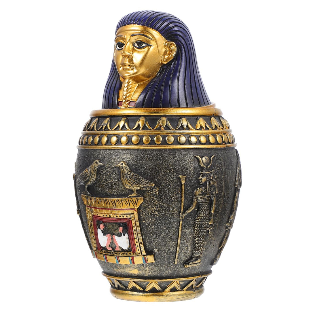 BESPORTBLE Kanopenkrug Luftdichte Müslibehälter Ägypten Reise Souvenirs Dekorative Kanopenskulptur O