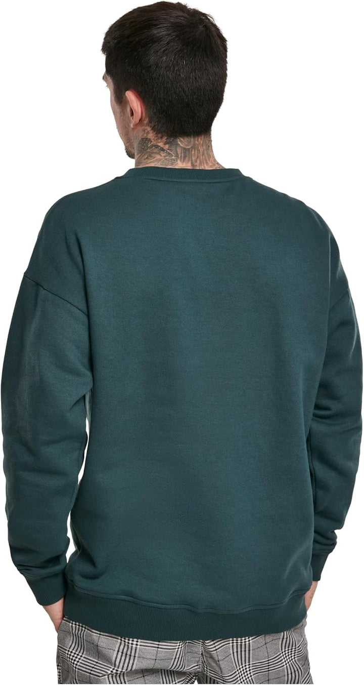 Urban Classics Herren Sweat Crewneck M Grosse Grössen Bottlegreen, M Grosse Grössen Bottlegreen