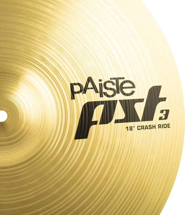 Paiste PST 3 Cymbal Ride Crash 45,7 cm