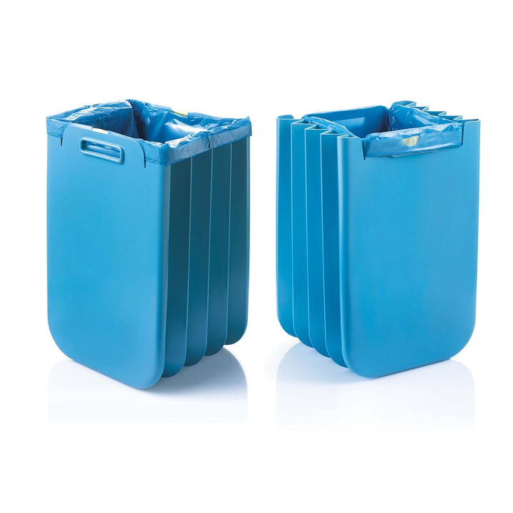Guzzini - Home, ECO PACKLY Abfallsammler - Bright powder blue, 30x25xh45 cm (open)|30x5xh45 cm (clos
