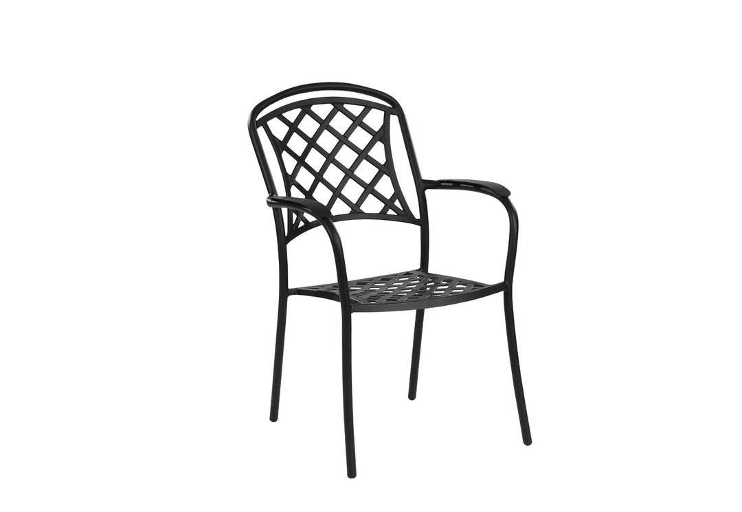 Inko Stapelsessel Capri Aluguss Sessel Bronze Gartensessel Alu