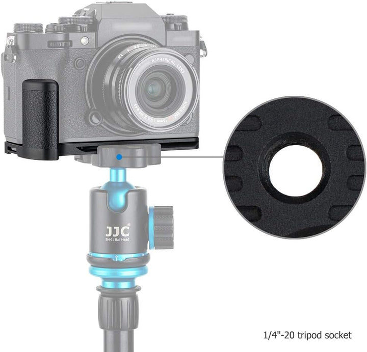 Handgriff Kameragriff Metall L-Platte Schnellwechselhalterung für Fujifilm Fuji X-T4