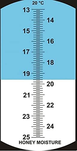 Honig Refraktometer Wassergehalt 13-25% ATC Brix 0,1%