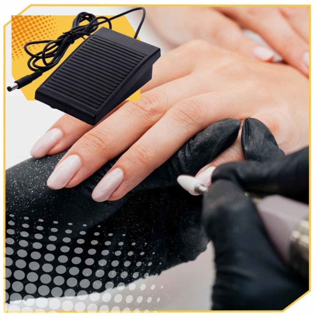 Lewer - Nagelfräser Set DM-202 65W, Professionelles Maniküre & Pediküre Set, Nagelhaut- & Lackentfer
